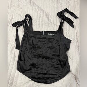 Missguided Corset with Ribbon Straps